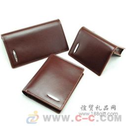 品味与实用的完美结合 进口棕色牛皮皮具三件套测评